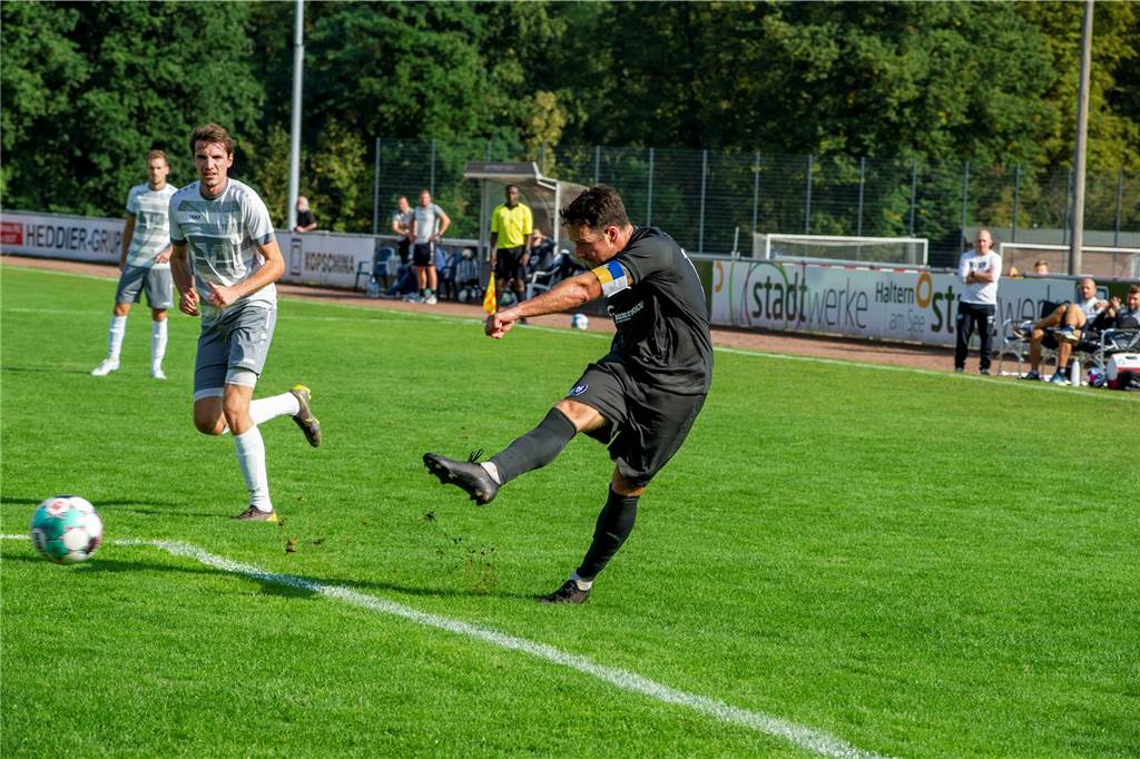 Peter Elbers gibt Kapitänsamt beim TuS Haltern ab: Torjäger hofft auf baldige Rückkehr nach OP Peter Elbers erzielte in den vergangenen beiden Saison jeweils die meisten Tore des TuS Haltern am See.