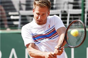 Peter Gojowczyk hat sich überraschend gegen David Ferrer durchgesetzt. Foto: Salvatore Di Nolfi/KEYSTONE