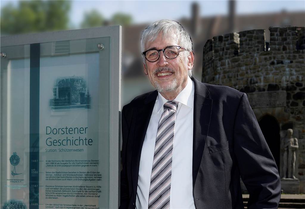 Geschichtsstationen nun digital und per Fuß- und Radrouten erreichbar Peter Günther hat für den Lions Club Dorsten-Hanse und den Verein für Orts- und Heimatkunde die digitalen Geschichtsstationen entwickelt.