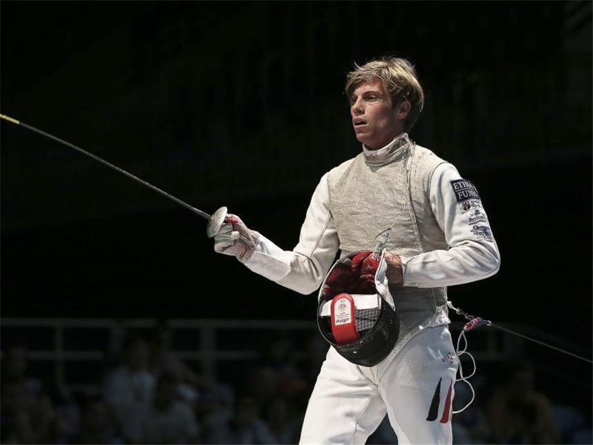 Keine deutschen Florett-Medaillen bei Fecht-WM Peter Joppich führt bei der WM das Team der deutschen Florett-Herren. Foto: Valdrin Xhemaj