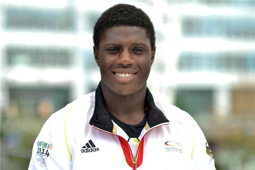 U22-Europameister Kadiru erstmals deutscher Boxmeister Peter Kadiru holte sich in Lübeck den deutschen Boxmeister-Titel im Superschwergewicht. Foto: Peter Kneffel