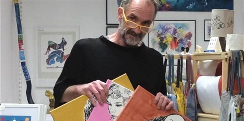 Sehfest in Hörde: Kunstspaziergang mit 26 Stationen und 55 Künstlern Peter Kröker alias Peka zeigt seine Werke im Atelier Dreisam.