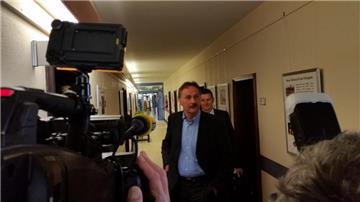 Peter Neururer am Freitag im Arbeitsgericht Bochum.