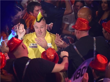 Peter Wright ist einer der bekanntesten Darts-Profis weltweit. Foto: Caroline Seidel