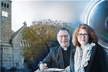 Pfarrerin Kerstin Schiffner (r.) und Pastor Michael Ortwald aus Dortmund.