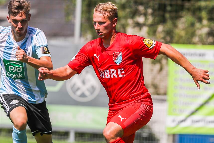 Plechaty feiert Last-Minute-Sieg – Hanke und Backszat erleben Schützenfest Philipp Hanke (hier noch im Trikot des TSV Steinbach) ist mittlerweile beim Wuppertaler SV aktiv.