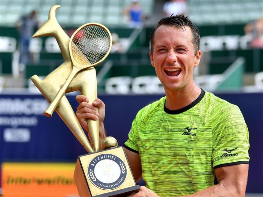 Philipp Kohlschreiber hat das Turnier in Kitzbühel gewonnen. Foto: Barbara Gindl