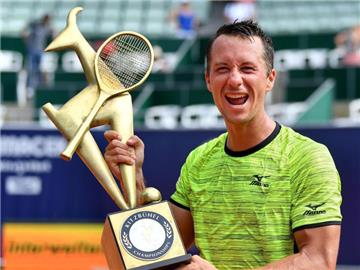 Philipp Kohlschreiber hat das Turnier in Kitzbühel gewonnen. Foto: Barbara Gindl