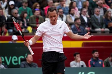 Philipp Kohlschreiber musste sich in fünf Sätzen geschlagen geben.