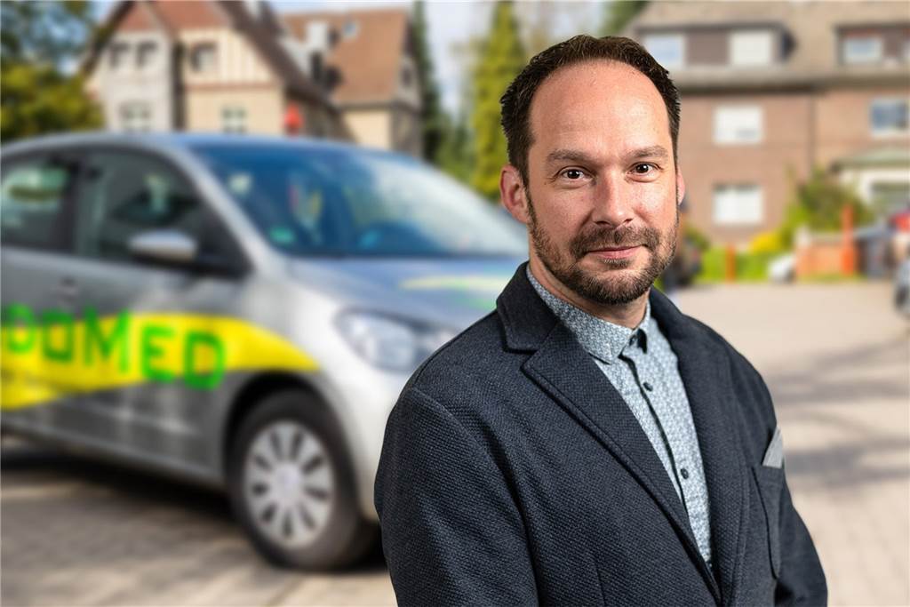 Lange Wartezeiten – nun eröffnen weitere Testzentren im Stadtbezirk Philipp Ostermann ist Geschäftsführer von Vidomed in Oestrich. Der Pflegedienst an der Castroper Straße wird am 10. Mai ein Schnelltest-Zentrum