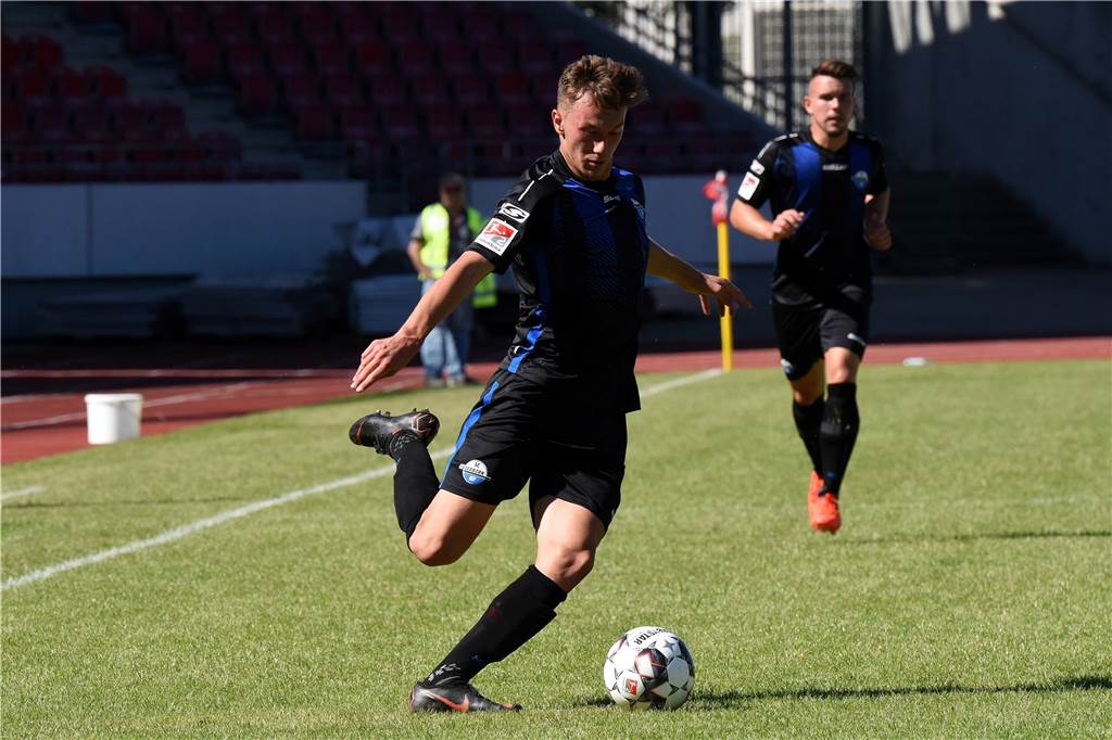 Der ASC 09 haut einen raus: Neuer Offensivspieler kommt aus der ersten griechischen Liga Philippos Selkos, hier im Trikot des SC Paderborn, spielt jetzt für den ASC 09 Dortmund.