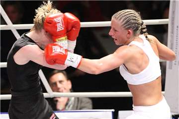Pia Mazelanik war jahrelang ein Zugpferd der Dorstener Fight Night.