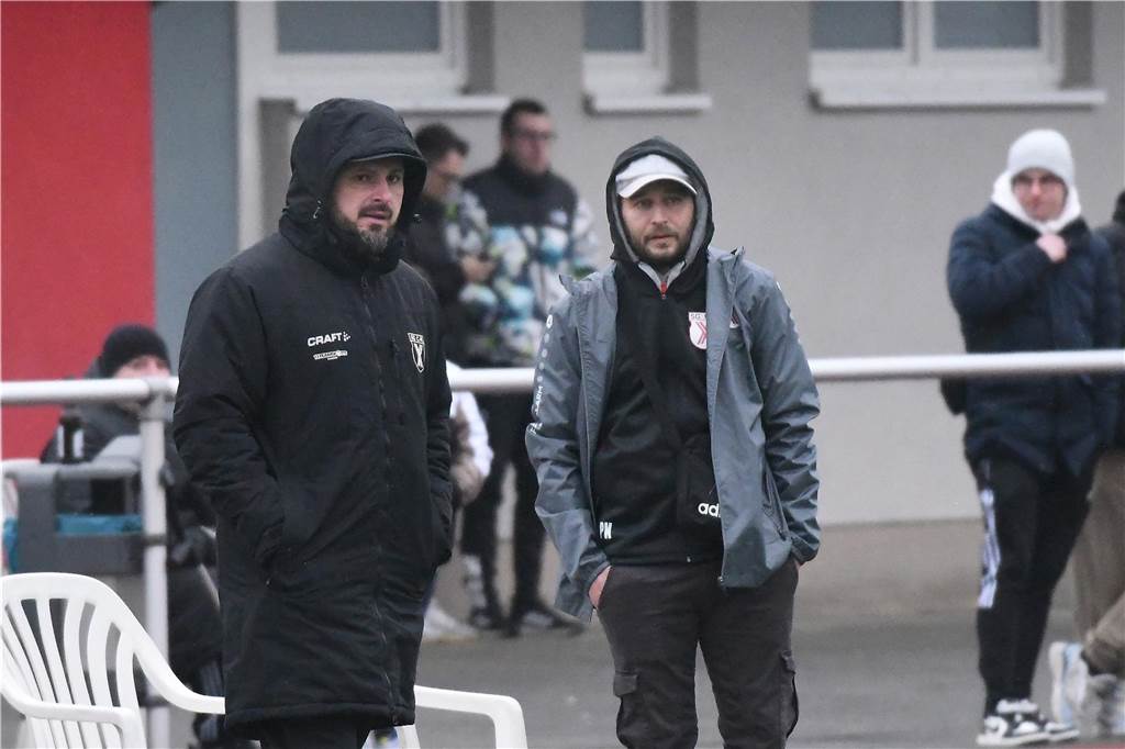 Pierre Kilian (r.) kritisierte die Trainingsbeteiligung seiner Mannschaft in den letzten Wochen.