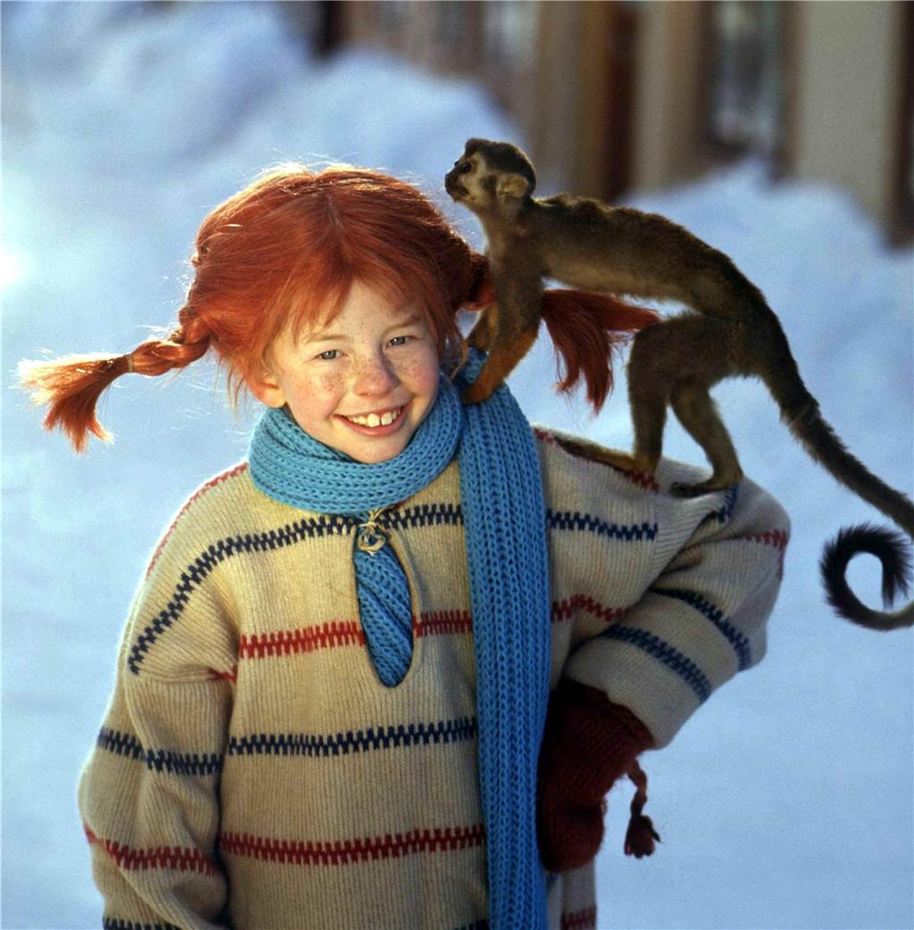 Vortrag über Astrid Lindgren: „Ihre Bücher haben immer noch eine große Kraft“ Pippi Langstrumpf, hier mit ihrem Äffchen Herr Nilsson, gehört zu den berühmtesten Figuren von Astrid Lindgren.