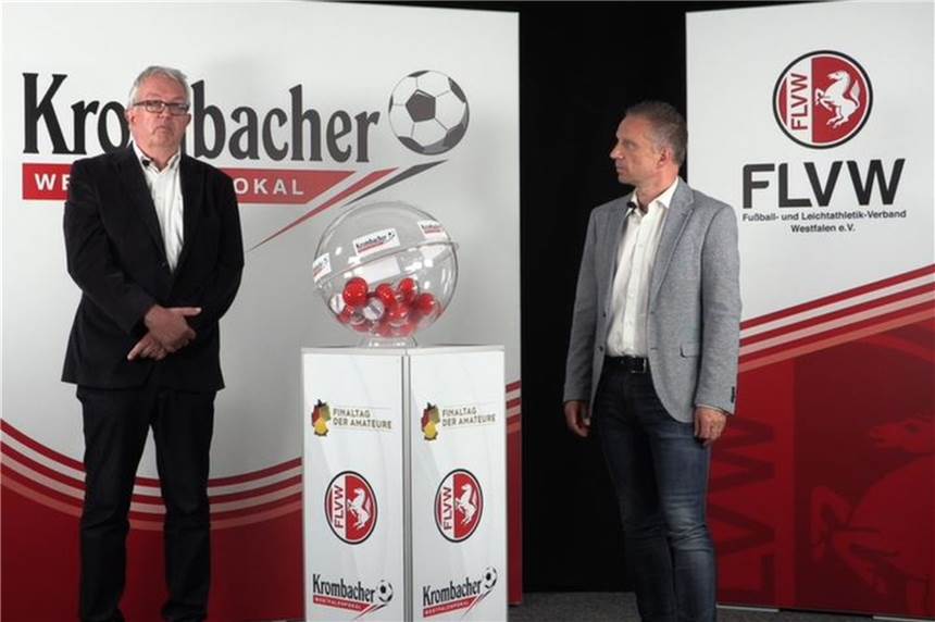 SV Schermbeck hat im Westfalenpokal Losglück Auslosung Westfalenpokal 2021