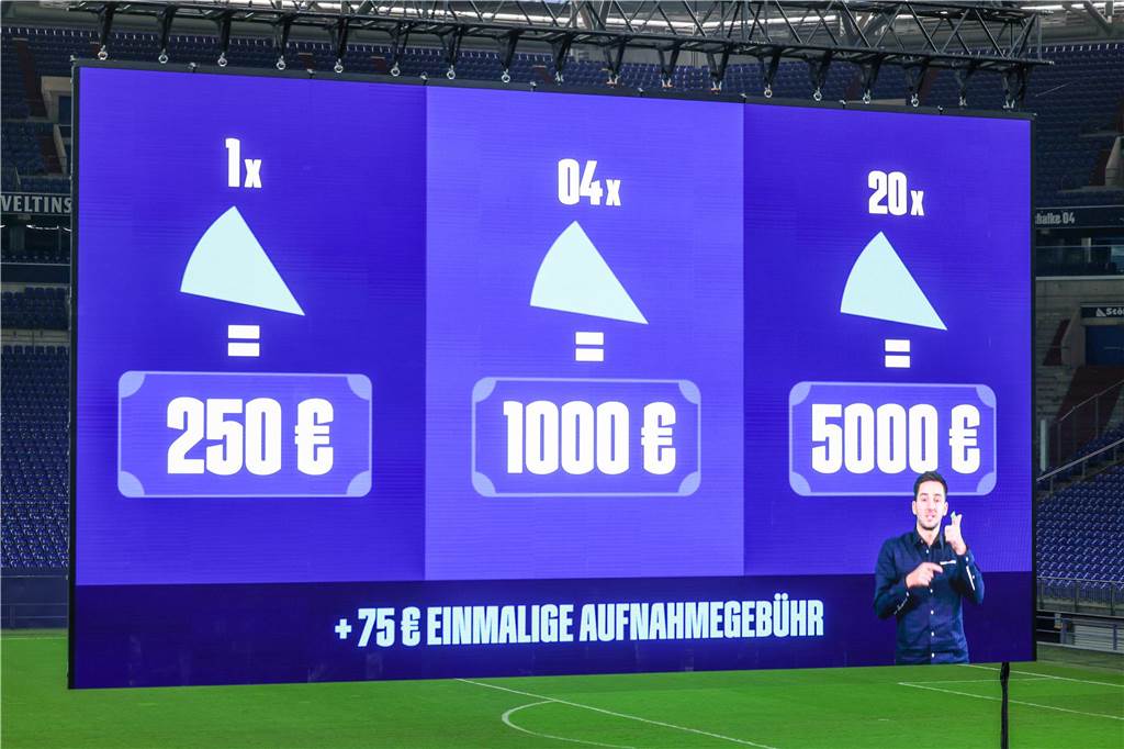Schalke reagiert: Anteilserweb per Anspar-Modell Schalke-Genossenschaft, Präsentationsmodell November 2024