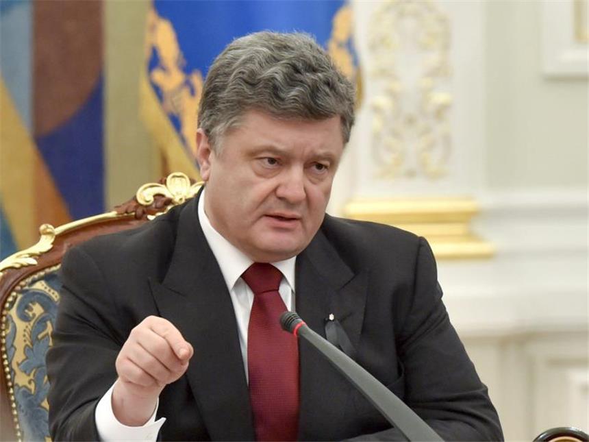 Minsk-Gipfel soll Waffenruhe für Ukraine bringen Präsident in Bürgerkriegszeiten: Poroschenko hatte die Führung seines Landes zu einem schweren Zeitpunkt übernommen. Foto: Mykola Lazarenko / Presidential Press Service