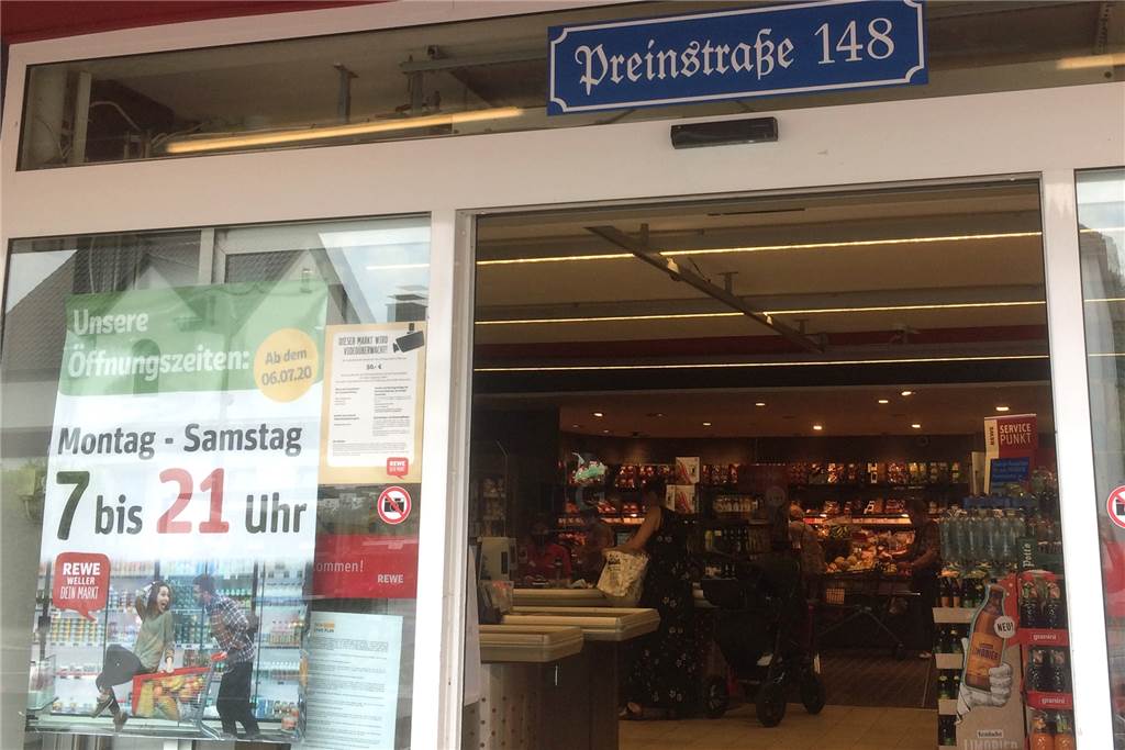 Rewe-Schließung - Viele Kunden im Stadtteil haben mit dem Aus gerechnet Preinstraße 148: An diesem Standort seinen derzeit keine Veränderungen geplant, teilt Rewe auf Anfrage mit.