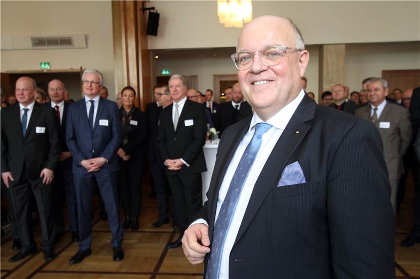 Preisträger Harald Becker im Westfälischen Industrieklub in Dortmund. Dort erhielt er den Cityring 2019.