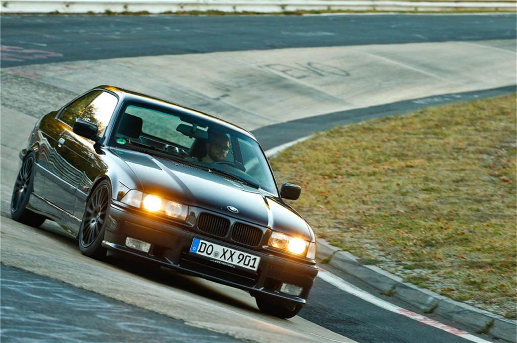 Privat auch mal gern auf der Überholspur: Benjamin Huhn auf der Nordschleife am Nürburgring.