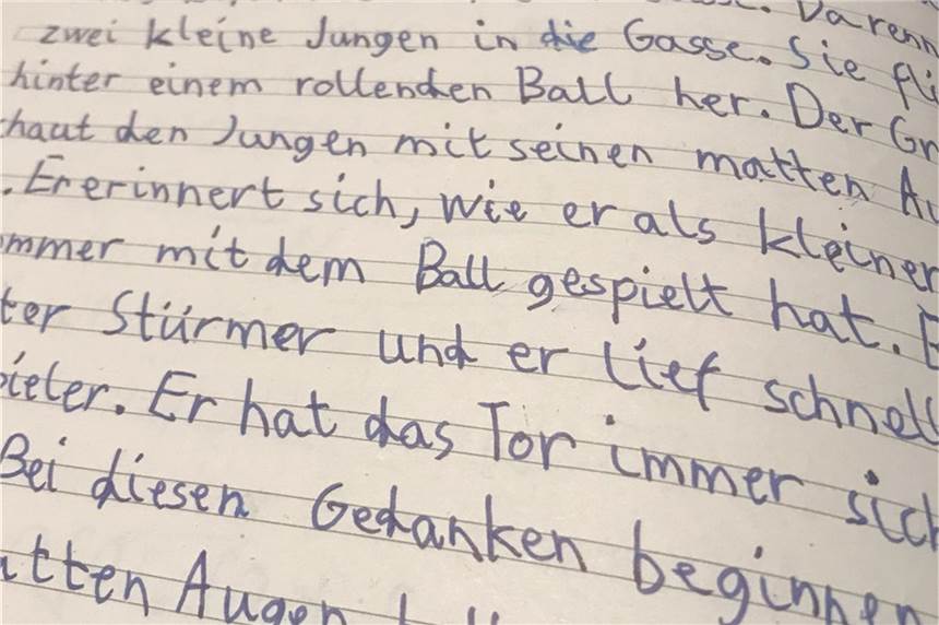 Einblicke aus dem Corona-Alltag: Wenn der Pausengong vom Handy kommt Probates Unterrichtsmittel im Fach Deutsch: ein Diktat.