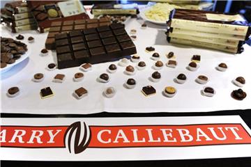 Produkte des Schokoladenproduzenten Barry Callebaut liegen in einer Auslage in Zürich. Foto: Steffen Schmidt