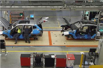 Produktion im BMW-Werk in Spartanburg. Dem bayerischen Konzern zufolge ist das Werk in South Carolina gemessen am Warenwert der größte Autoexporteur in den USA. Foto: Daniel Schnettler/Archiv