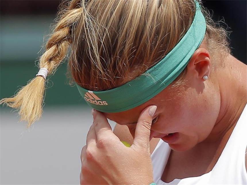 Kristina Mladenovic scheitert in Paris an Bacsinszky Publikumsliebling Kristina Mladenovic unterliegt im Viertelfinale. Foto: Michel Euler
