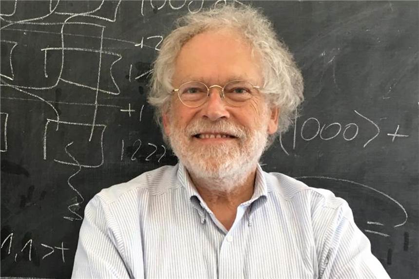 „Mr. Beam“ ist voller Zuversicht Quantenphysiker Anton Zeilinger gehört weltweit zu den führenden Köpfen, die an einer neuen Art der Informations-Übertragung mittels „spukhafter Fernwirkung“ arbeiten. Foto: Matthias Röder