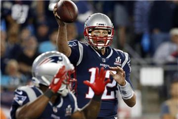 Quarterback Tom Brady ist der Superstar der New England Patriots. Foto: Michael Dwyer