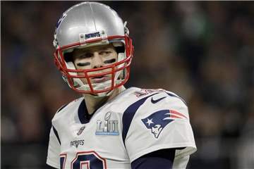 Quarterback Tom Brady ist der Superstar der New England Patriots. Foto: Mark Humphrey/AP