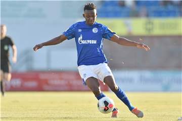 Rabbi Matondo zog sich eine Risswunde auf dem rechten Spann zu.