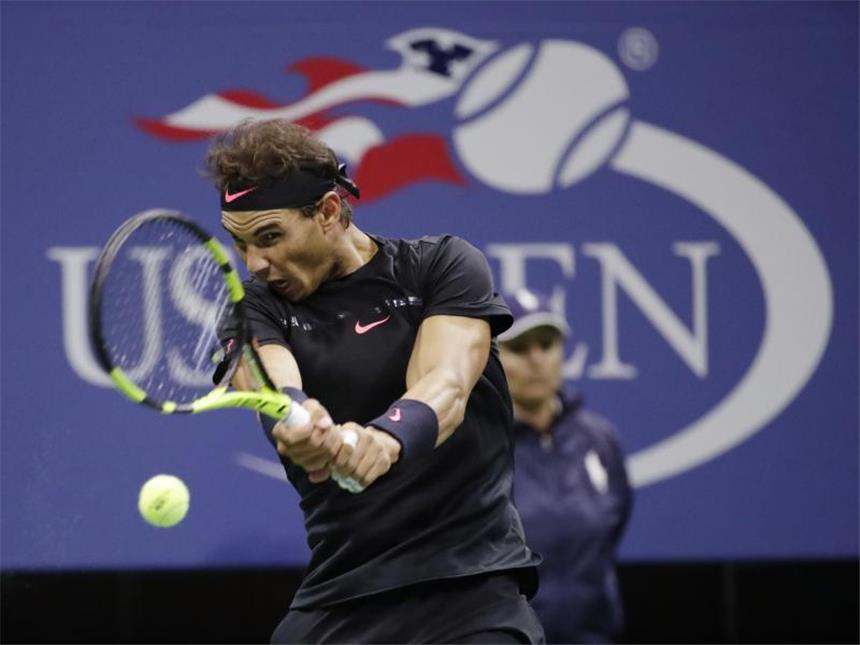 Nadal stoppt del Potro - Finale gegen Außenseiter Anderson Rafael Nadal dominiert die US Open 2017. Foto: Julio Cortez