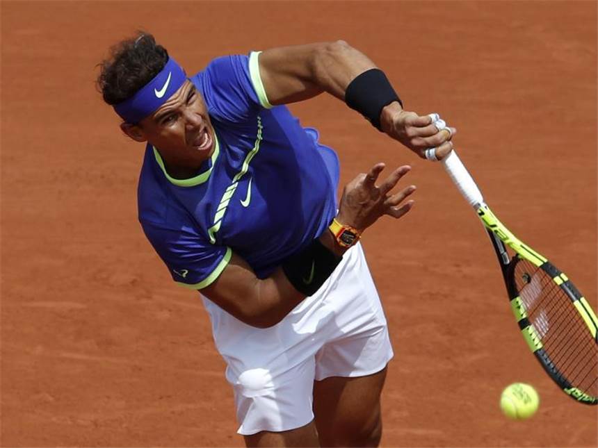 Nadal im Viertelfinale - Mladenovic schlägt Muguruza Rafael Nadal ist bei den French Open souverän ins Viertelfinale eingezogen. Foto: Petr David Josek