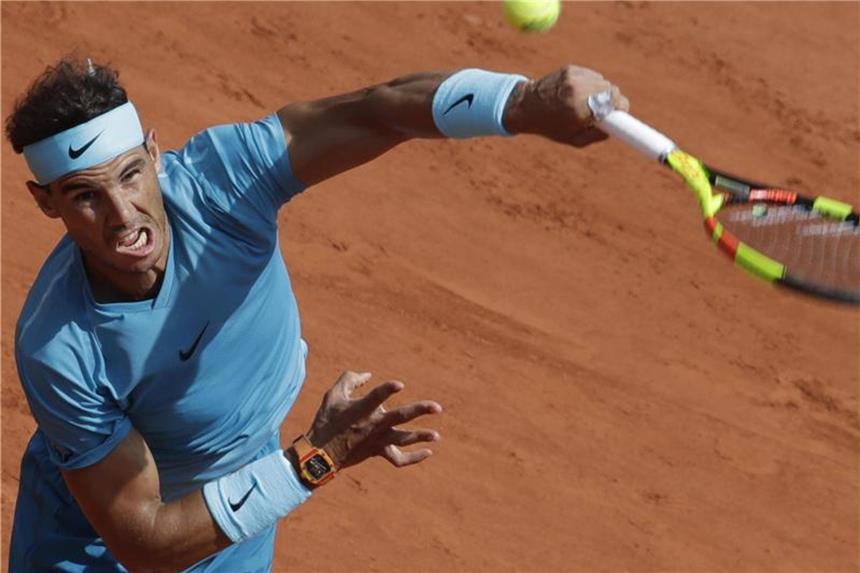Erleichterter Nadal und weinender Del Potro im Halbfinale Rafael Nadal schaltete im Viertelfinale Diego Schwartzman aus. Foto: Alessandra Tarantino/AP