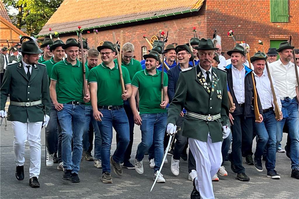 Rainer Im Ort mit der ersten Kompanie