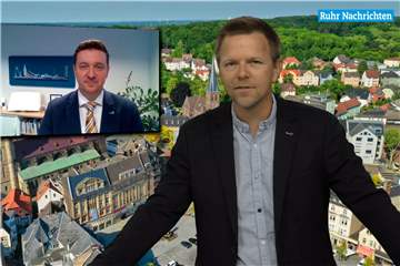 Rajko Kravanja im Gespräch mit Redakteur Tobias Weckenbrock