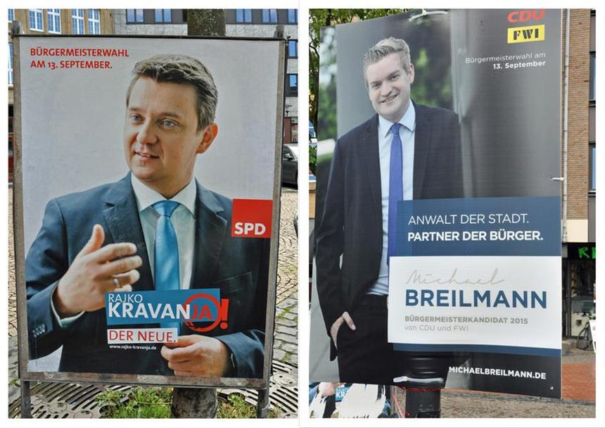 Castrop-Rauxel: Stichwahl ums Bürgermeister-Amt Rajko Kravanja und Michael Breilmann treten in der Stichwahl am 27. September gegeneinander an.