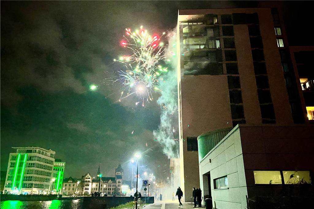 Silvester am Phoenix-See in Dortmund-Hörde