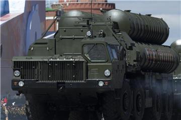Raketensystem des Typs „S-400 Triumph“ bei einer Parade auf dem Roten Platz in Moskau. Foto: Ivan Sekretarev