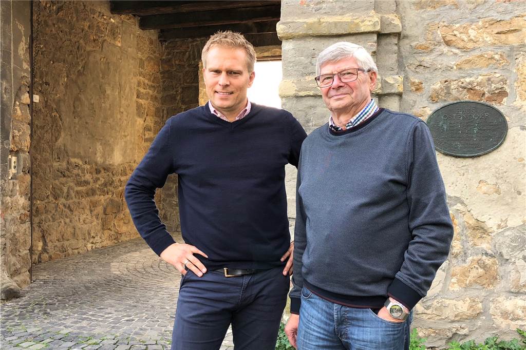 Wie Auguste Victoria und der Schacht 8 Lippramsdorf verändert haben Ralf und Werner Mertmann vom Bauunternehmen Mertmann.