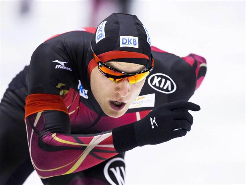 Nico Ihle läuft über 1000 Meter auf Platz vier Rang vier über 1000 Meter: Nico Ihle. Foto: Vincent Jannink