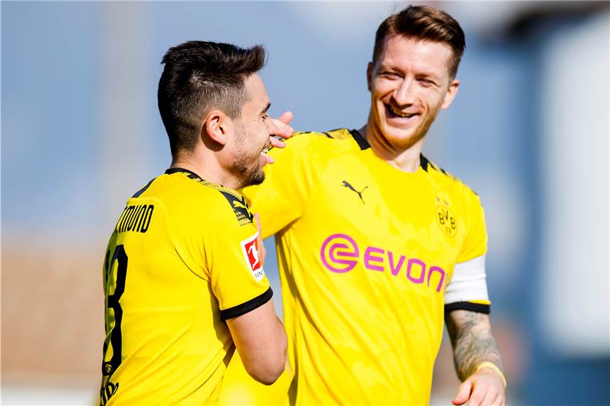 Guerreiro glänzt beim 4:2 gegen Rotterdam - Reus gibt sein BVB-Comeback Raphael Guerreiro (l.) traf gegen Rotterdam doppelt, Marco Reus gab sein Comeback.