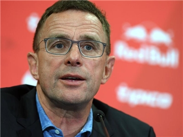 RB-Sportdirektor Ralf Rangnick freut sich auf Neuzugang Ibrahima Konaté. Foto: Hendrik Schmidt