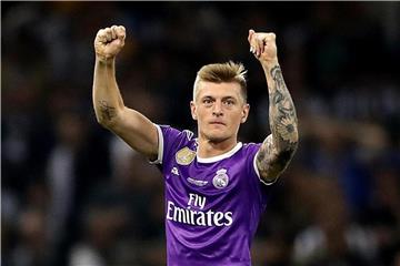 Real Madrids Toni Kroos steht bei der Partie in Dortmund in der Startelf. Foto: Nick Potts