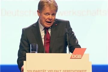 Reiner Hoffmann ist als Vorsitzender des Deutschen Gewerkschaftsbundes wiedergewählt worden. Foto: Wolfgang Kumm
