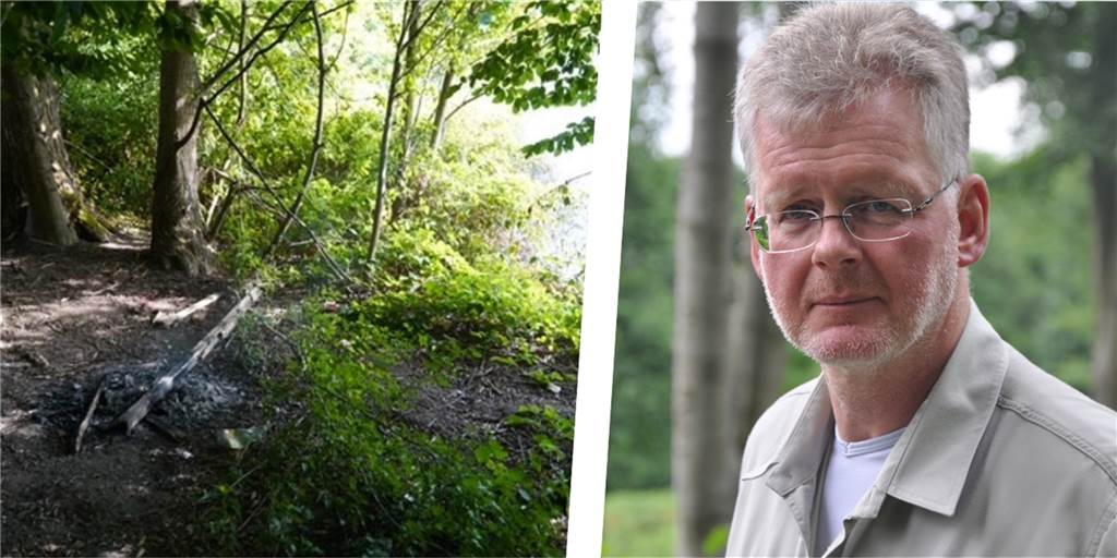 Revierförster Matthias Klar warnt vor hoher Waldbrandgefahr in Castrop-Rauxel.