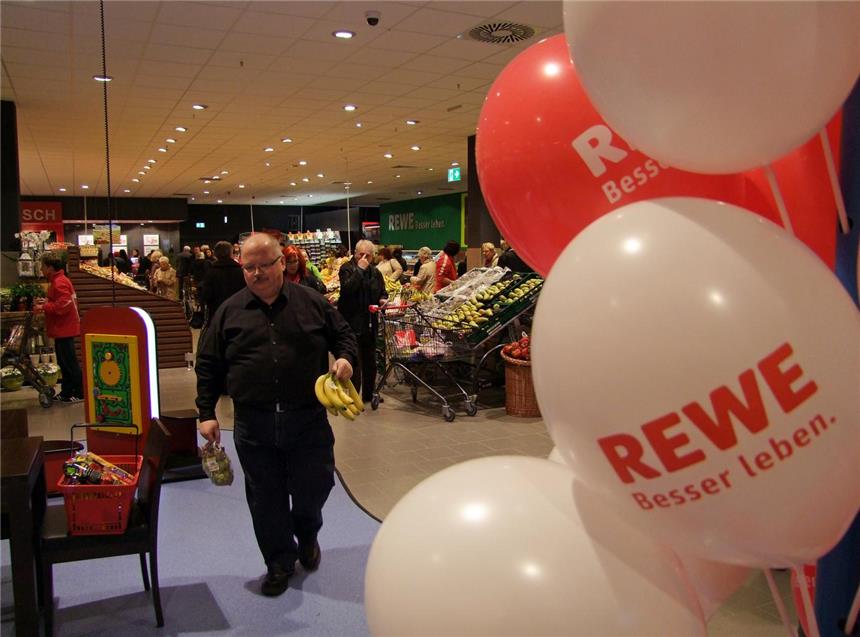 Rewe Hübner hat im Viktoria-Karree jetzt auch eröffnet.