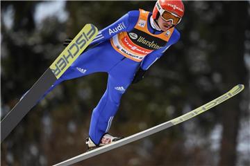 Richard Freitag konnte am Sonntag in Willingen nicht an die Leistungen vom Vortag anknüpfen. Foto: Arne Dedert