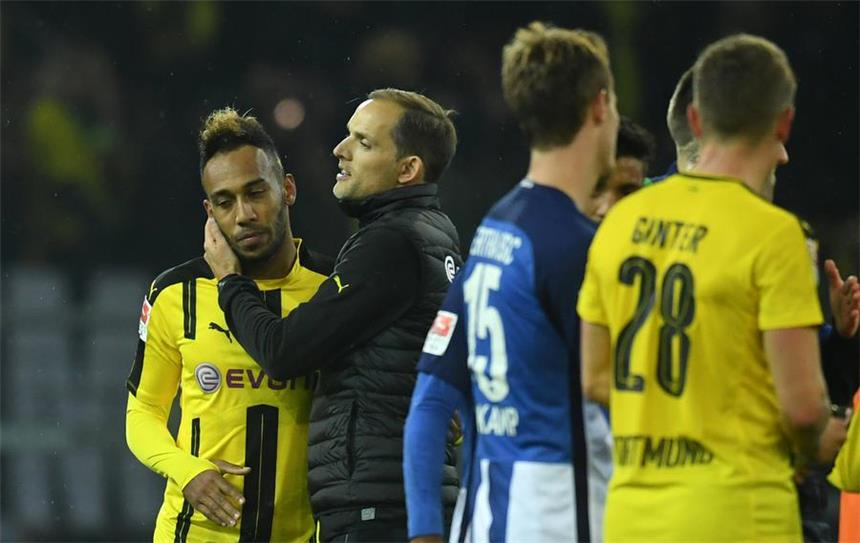 Zähes Remis gegen Hertha - Lissabon im Blick Richtig zufrieden war man beim BVB nach dem 1:1 gegen Hertha nicht.